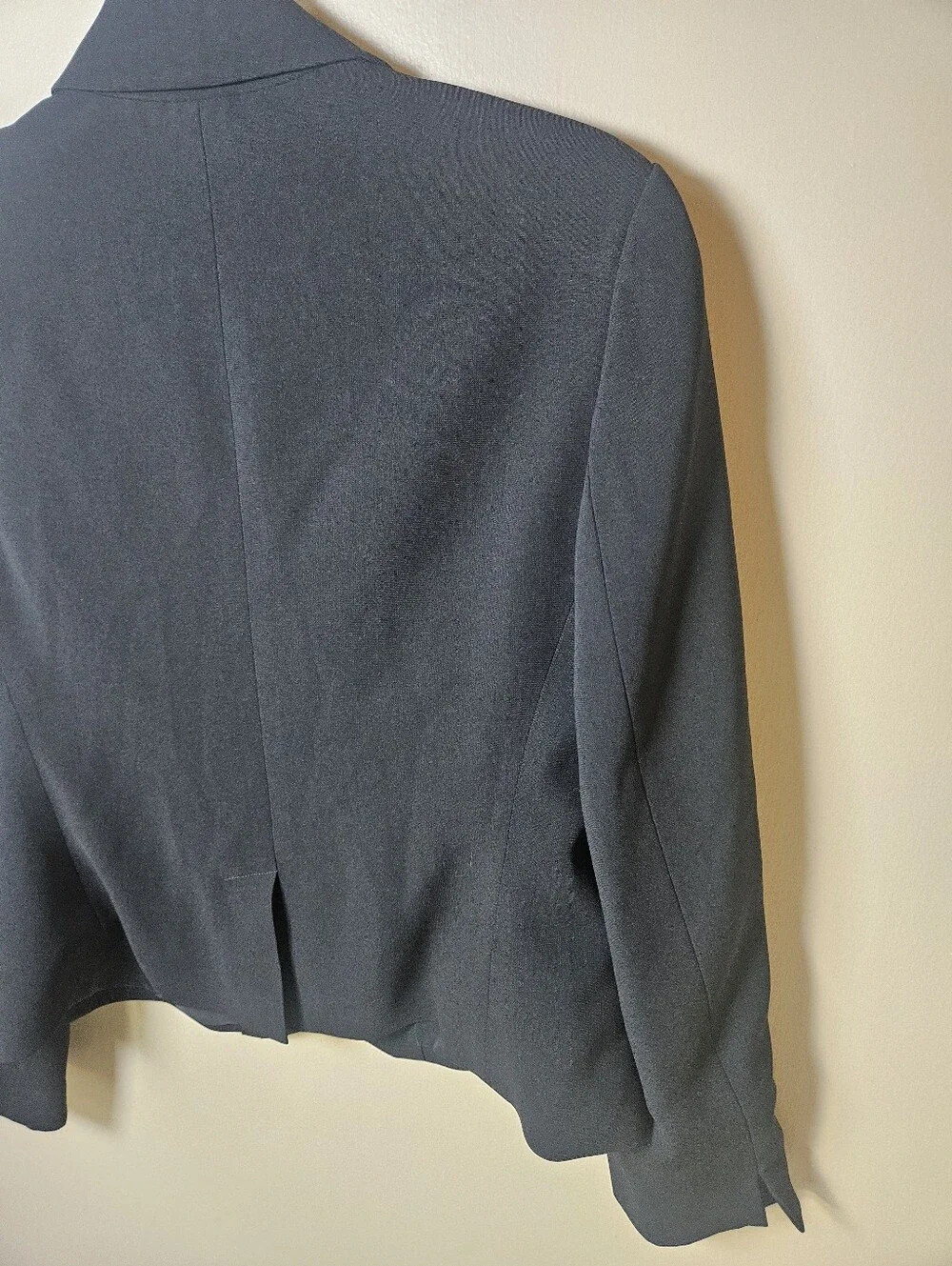 Talbots Black 3 Button Office Career Business Blazer Jacket 8 - Picture 8 of 11